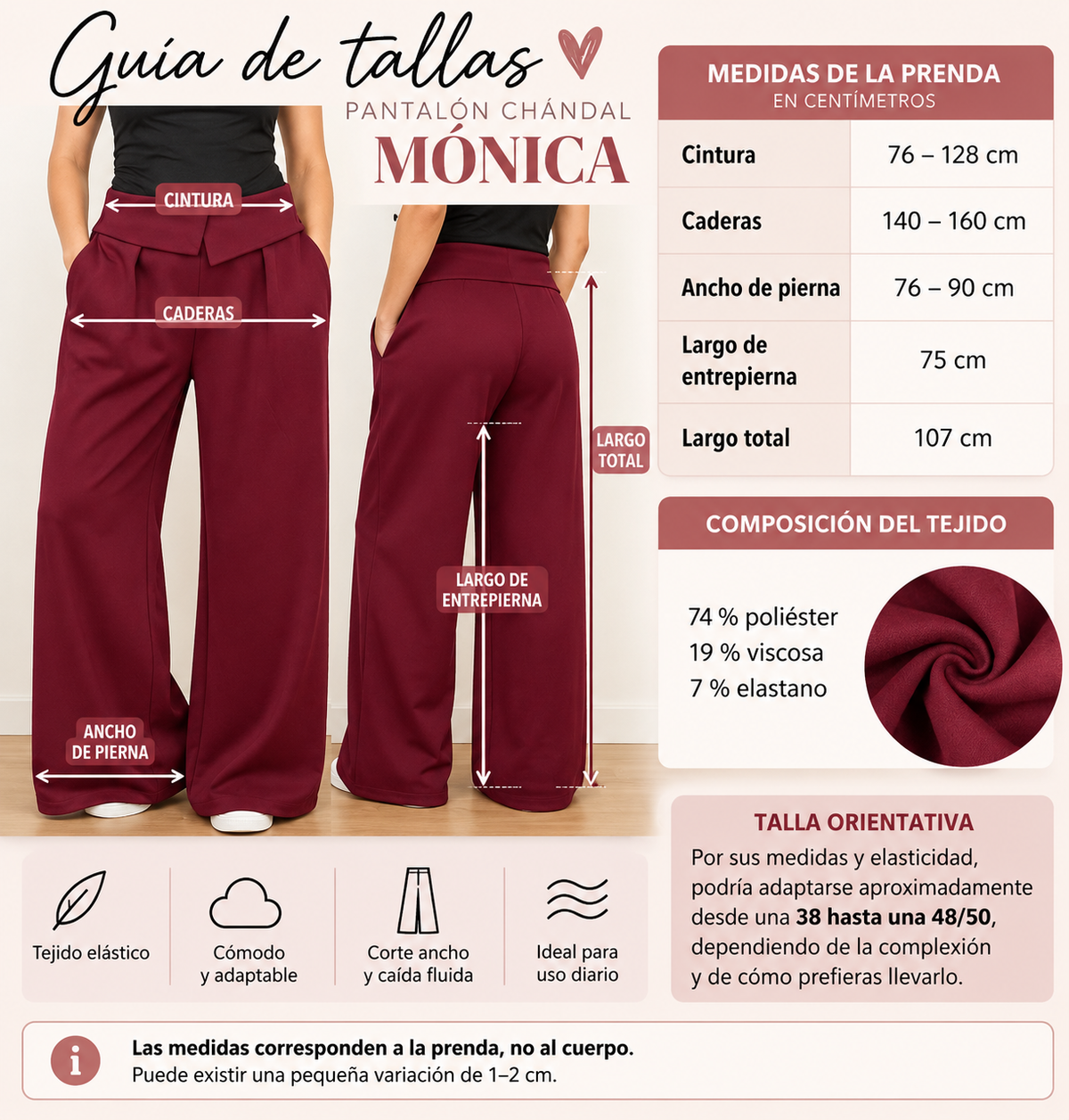 Guía de tallas