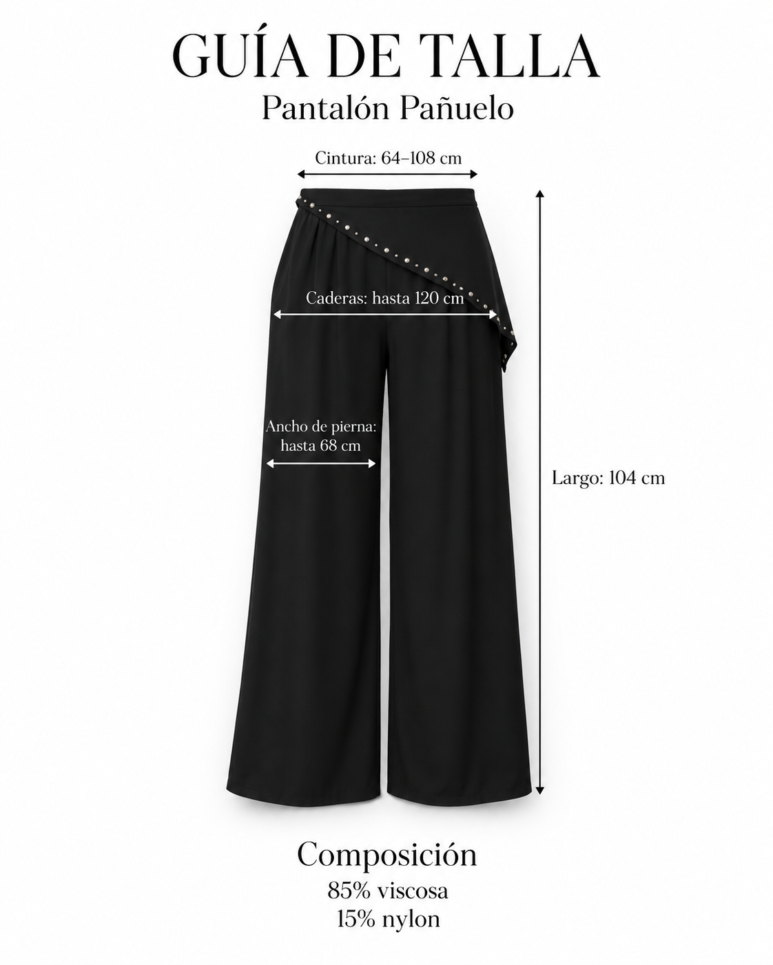 Guía de tallas Pantalón Pañuelo