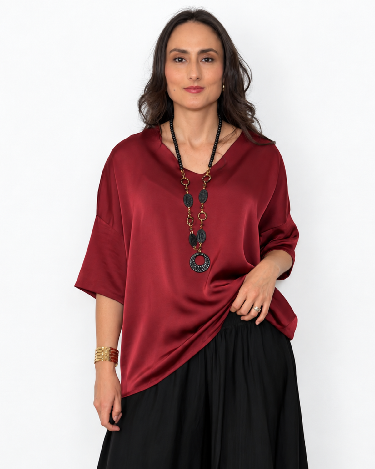 Blusa Satinada Aida