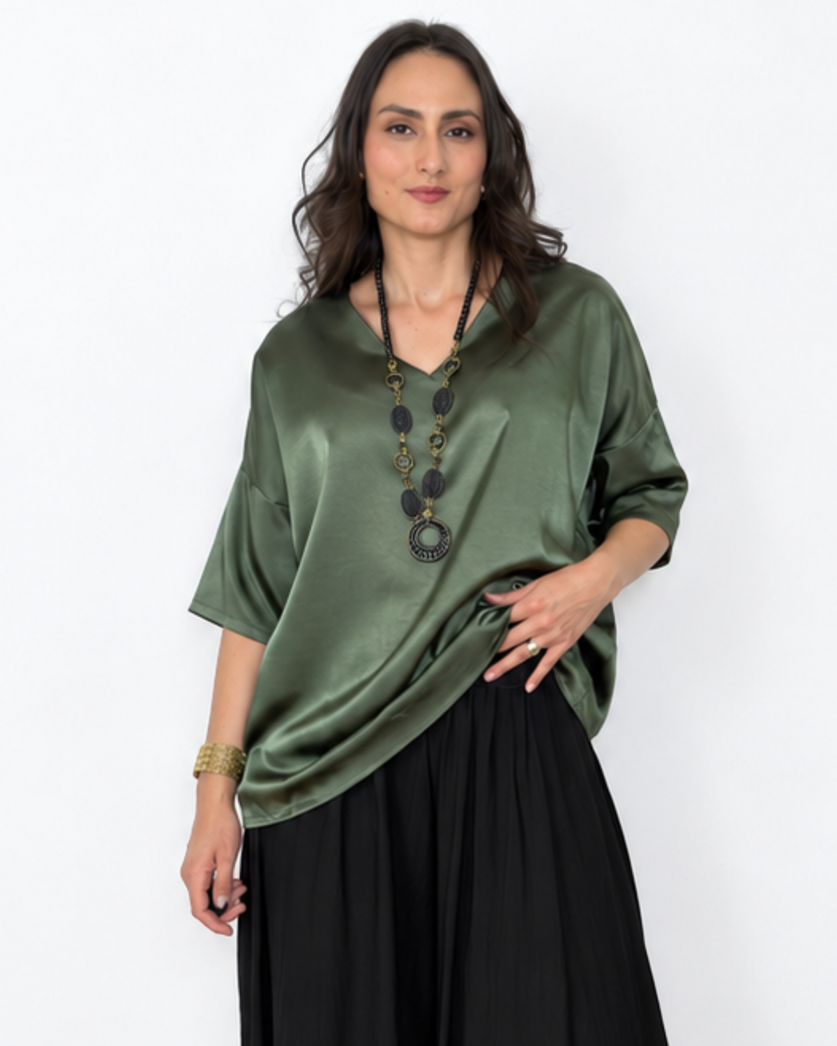Blusa Satinada Aida