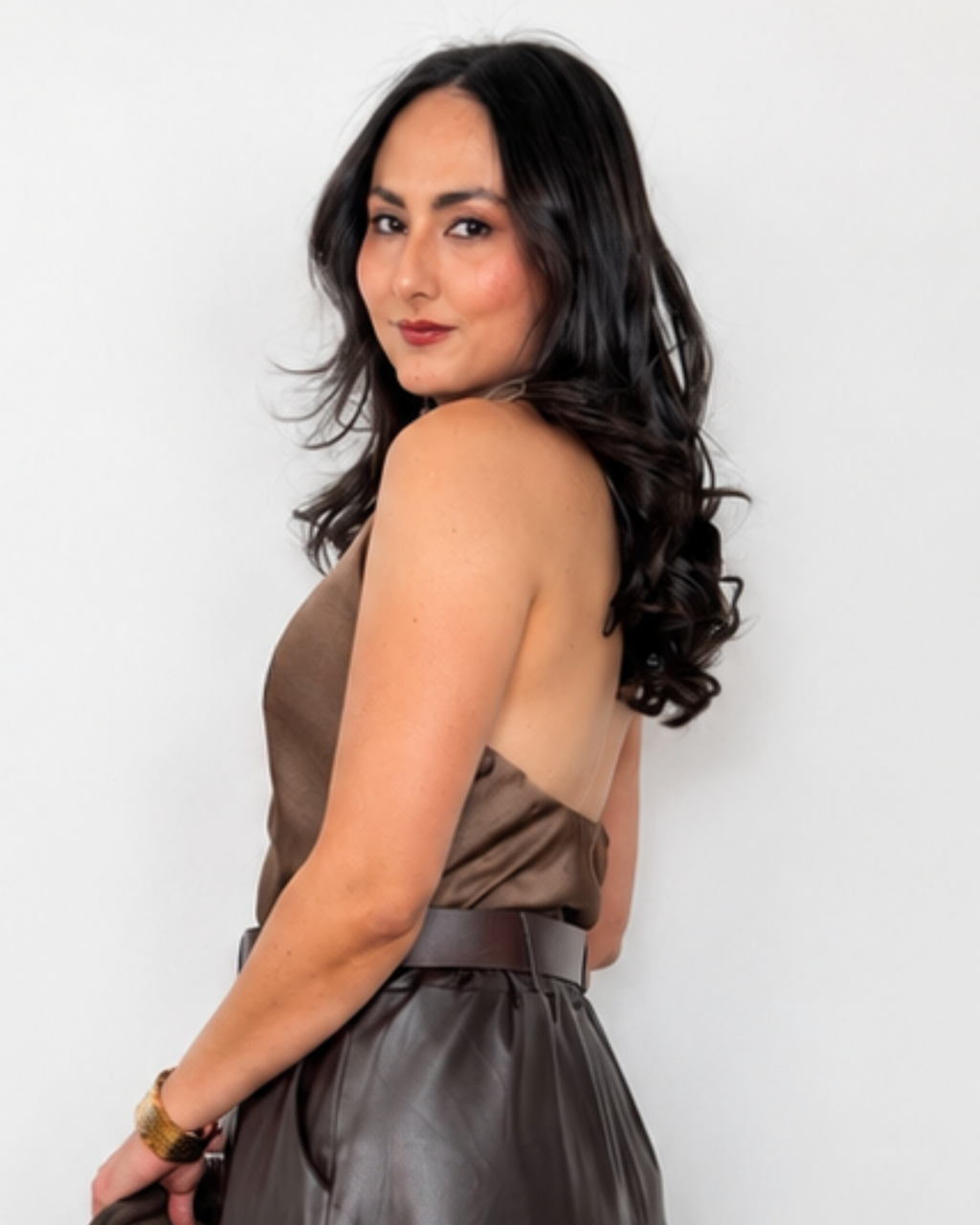 Top Halter Satinado Renata