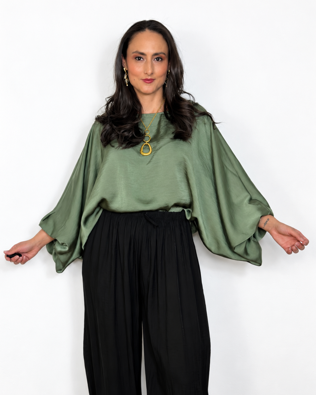 Blusa Satinada Sugey
