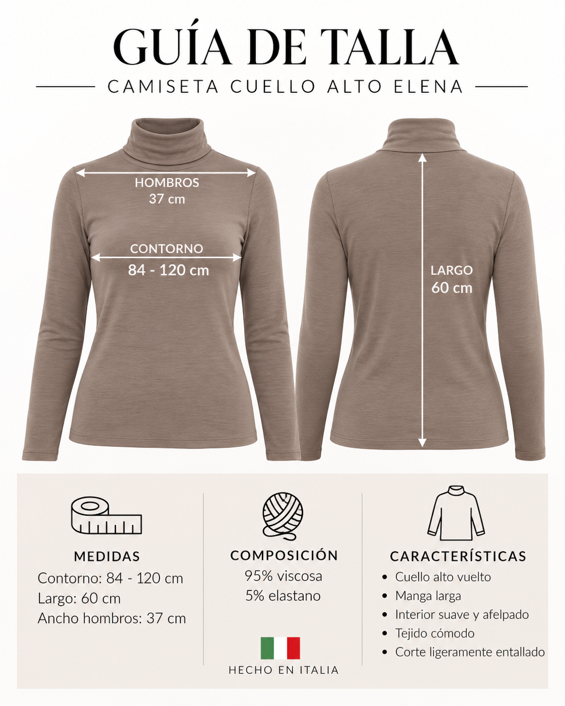 Guía de tallas