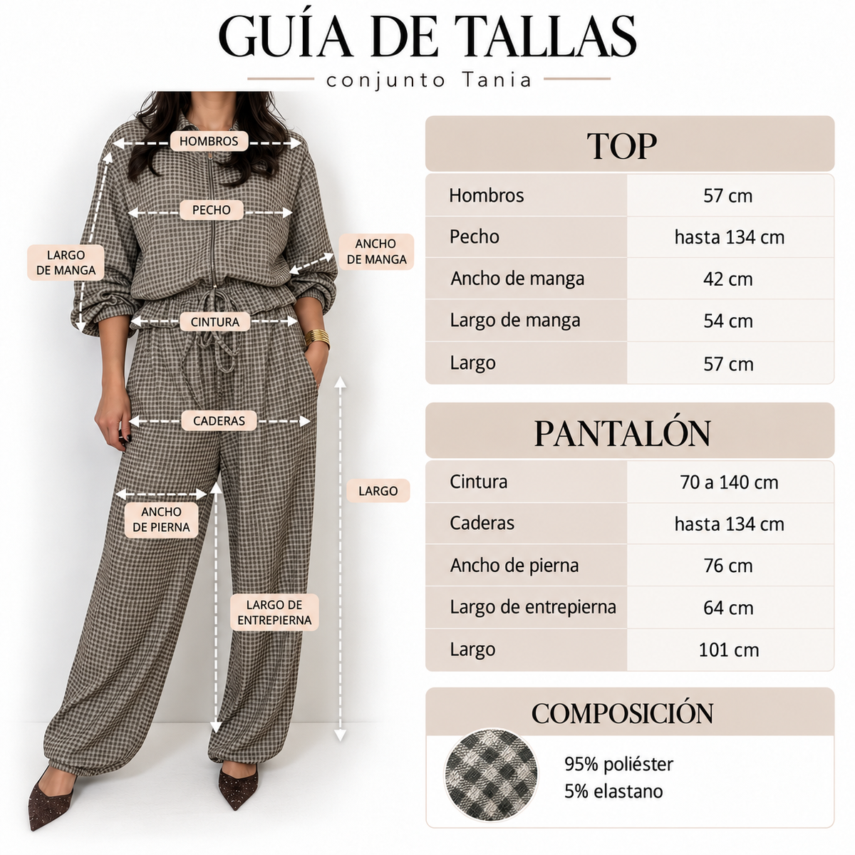 Guía de tallas