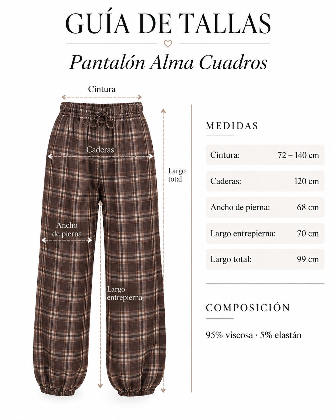 Guía de tallas